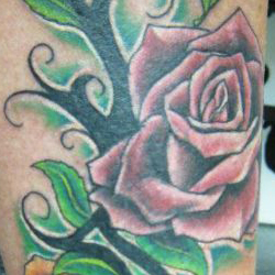 Tattoo of rose