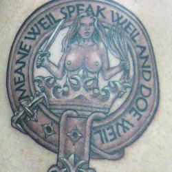 Tattoo of crest