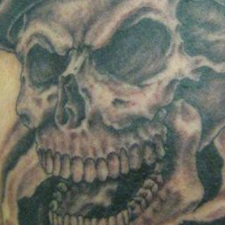 Tattoo of skull