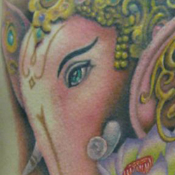 Tattoo of Ganesha