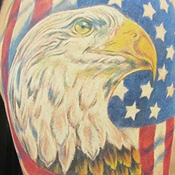 Tattoo of eagle