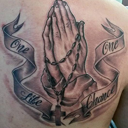 Tattoo of Praying Hands