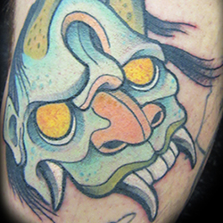 Tattoo of japanese demon
