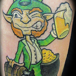 Tattoo of leperchaun