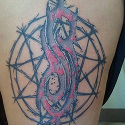 Tattoo of Slipknot Logo